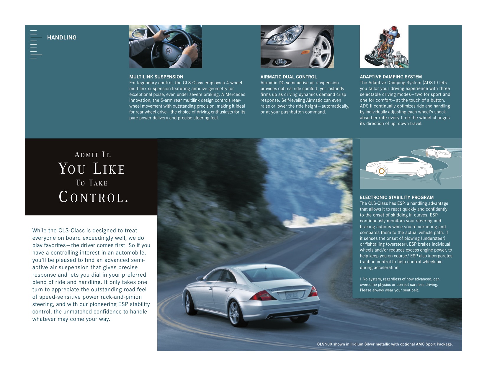 2006 Mercedes-Benz CLS-Class Brochure Page 24